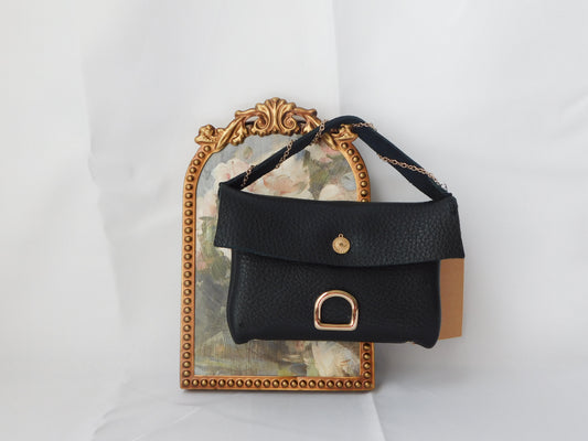 Small Black and Gold Purse